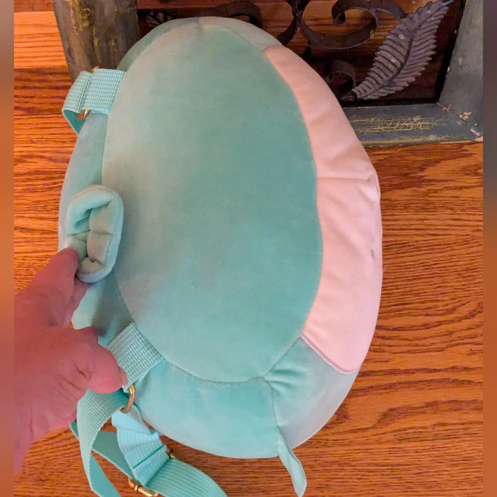 Squishmallows Winston the Teal Owl Plush Backpack